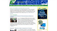 Desktop Screenshot of europa-union.de